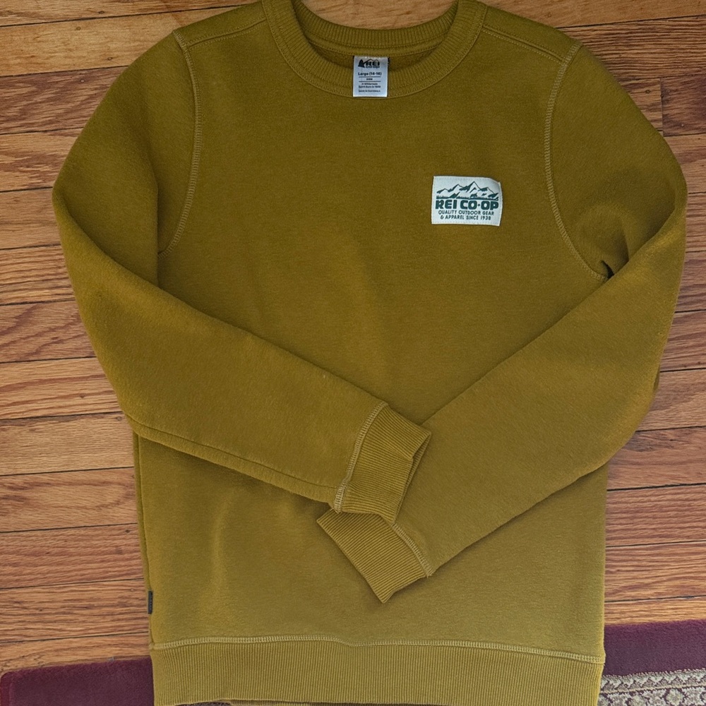 REI Kids Olive Sweatshirt